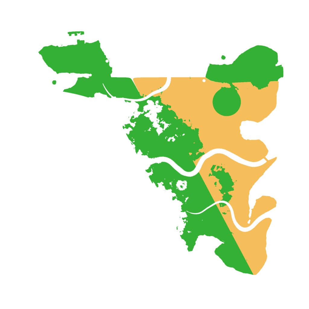 Biome Rust Map: Procedural Map, Size: 2900, Seed: 761569