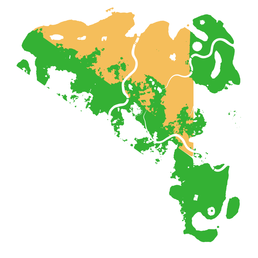 Biome Rust Map: Procedural Map, Size: 4750, Seed: 402295