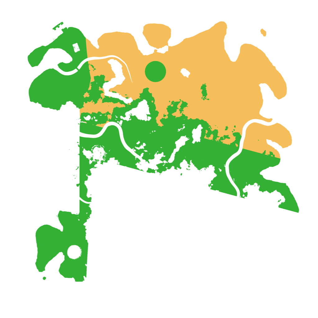 Biome Rust Map: Procedural Map, Size: 4000, Seed: 150293