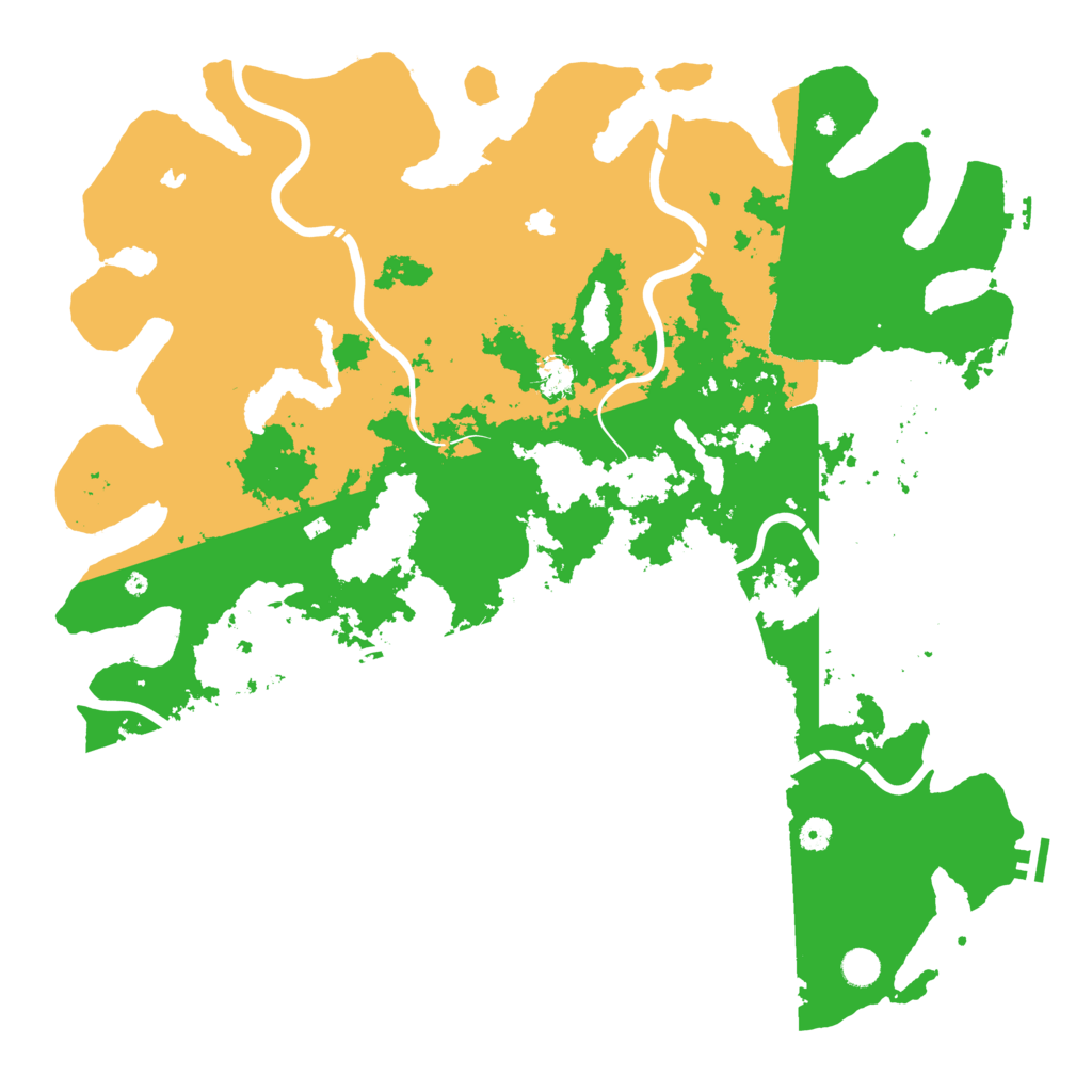 Biome Rust Map: Procedural Map, Size: 5000, Seed: 768543