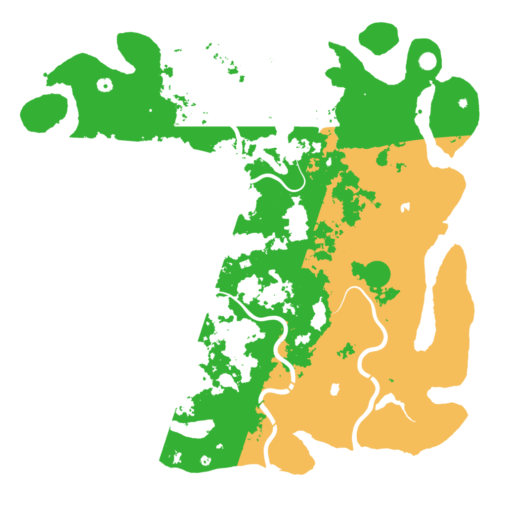 Biome Rust Map: Procedural Map, Size: 5000, Seed: 1140491621
