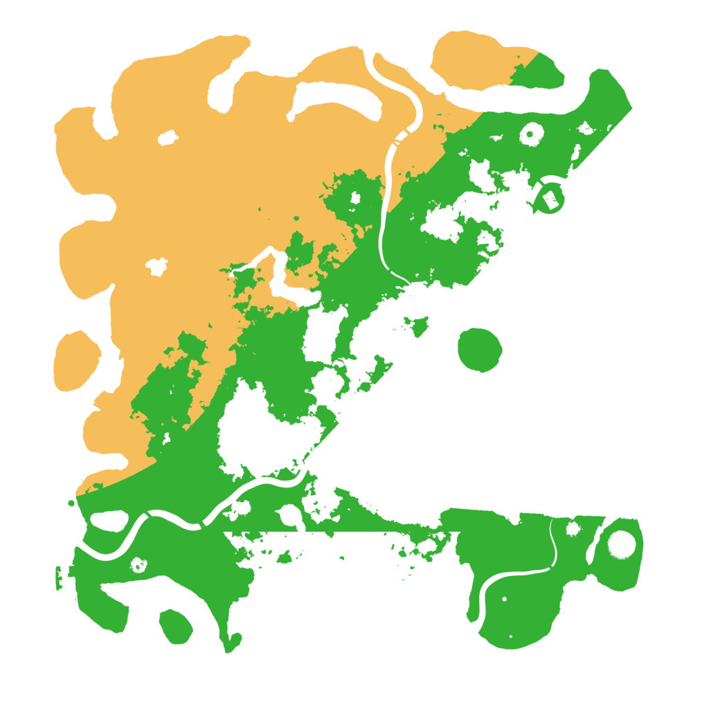 Biome Rust Map: Procedural Map, Size: 4500, Seed: 951318