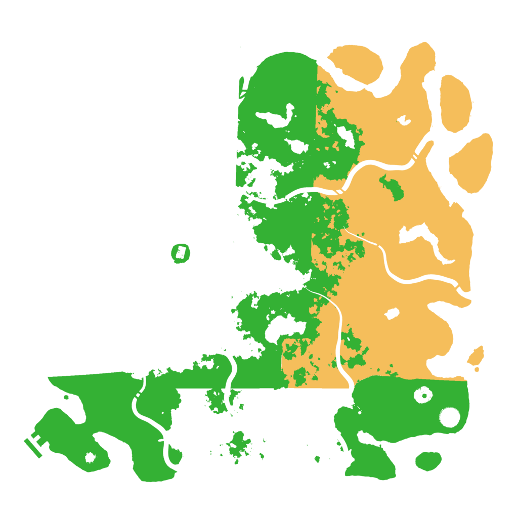 Biome Rust Map: Procedural Map, Size: 4500, Seed: 693441