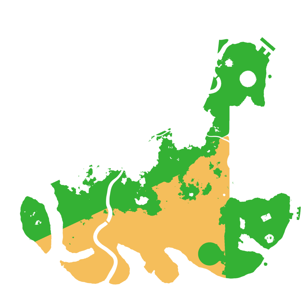 Biome Rust Map: Procedural Map, Size: 3500, Seed: 1166709471