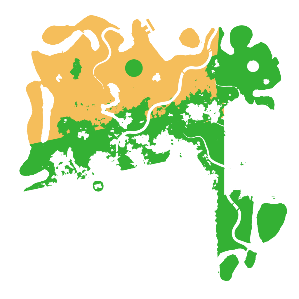 Biome Rust Map: Procedural Map, Size: 4500, Seed: 1889947857