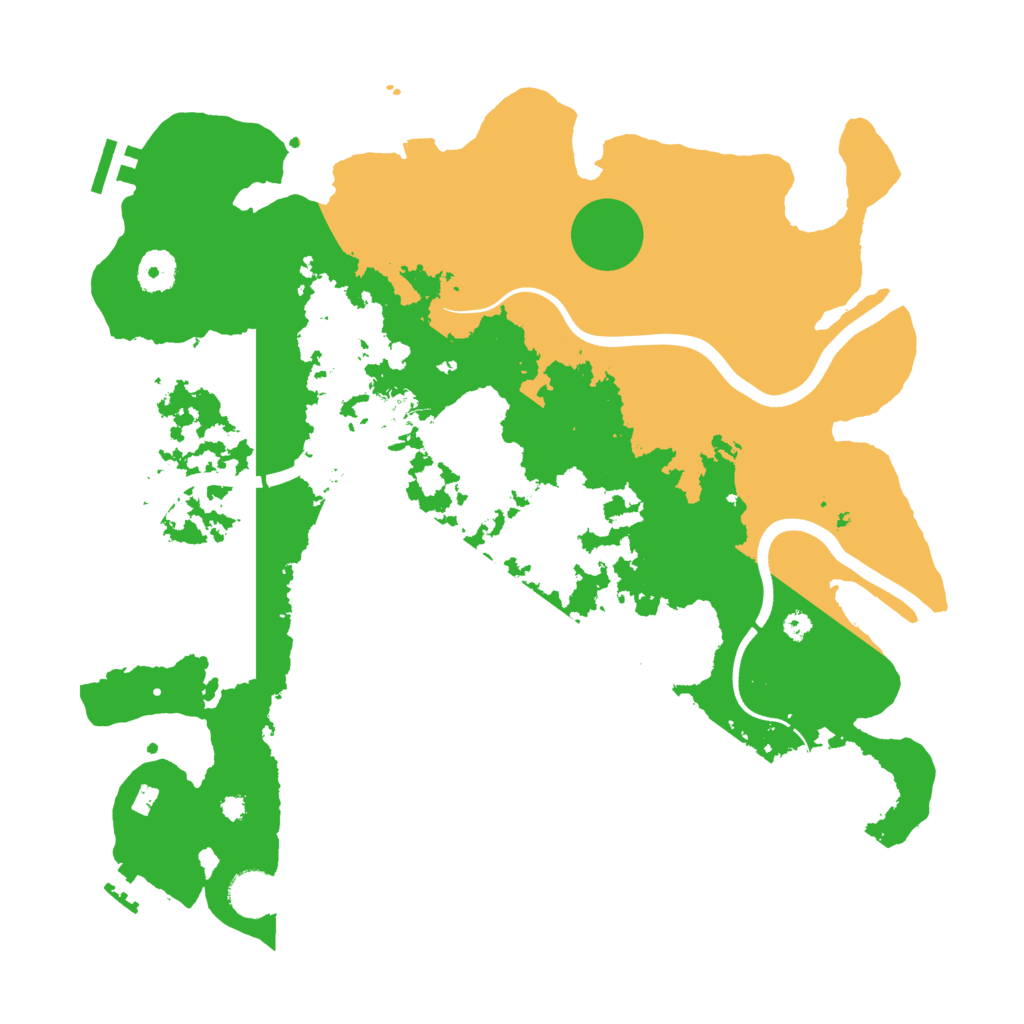 Biome Rust Map: Procedural Map, Size: 3750, Seed: 122817