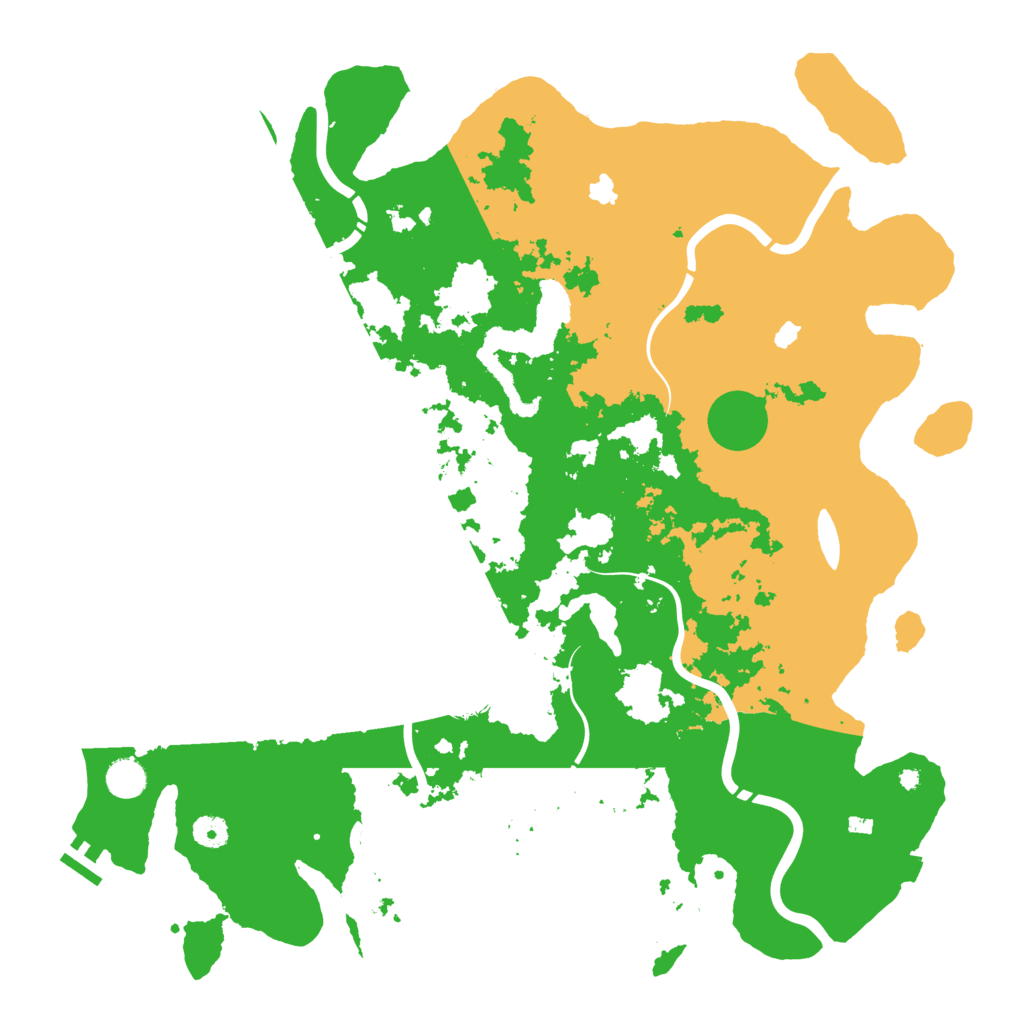 Biome Rust Map: Procedural Map, Size: 4500, Seed: 473487