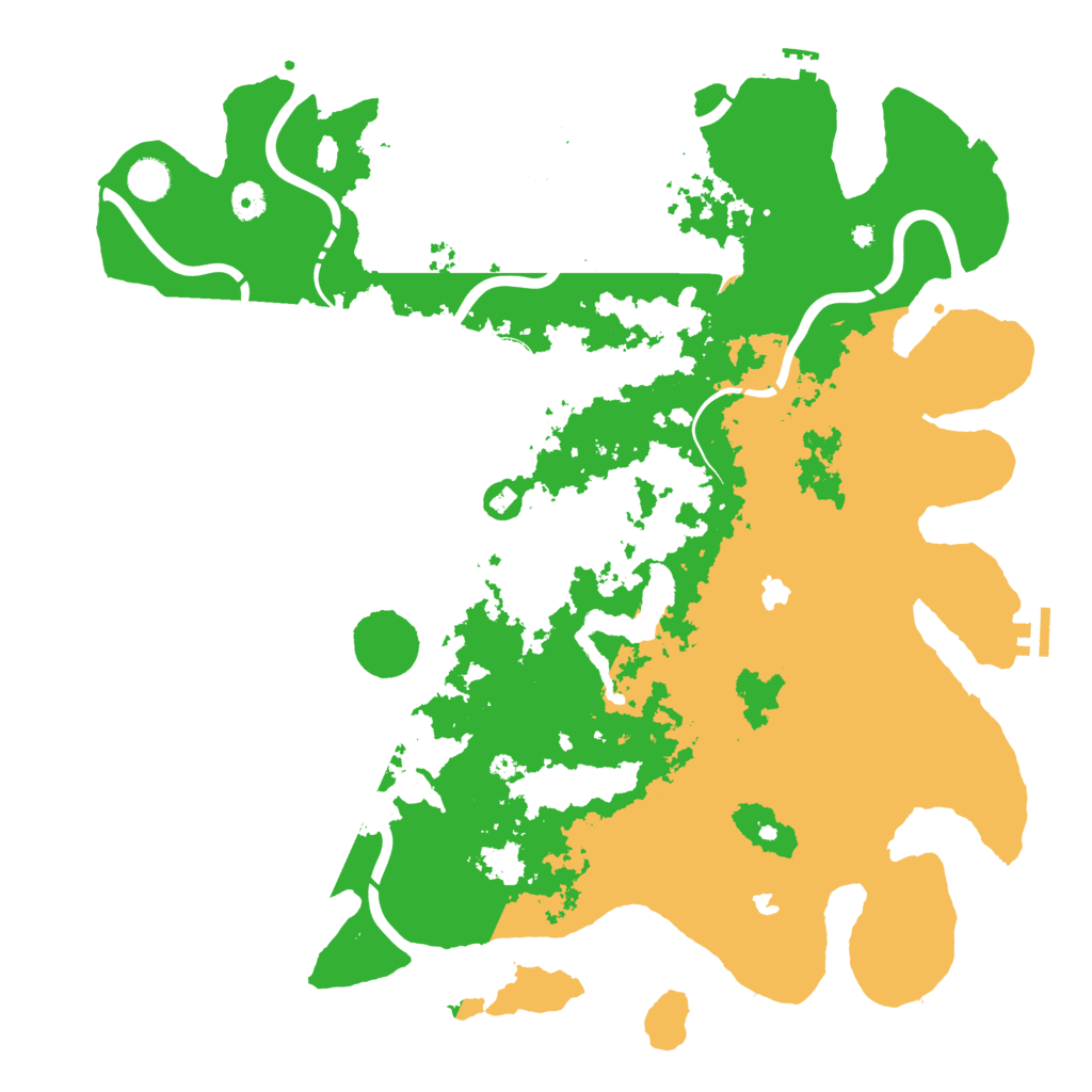 Biome Rust Map: Procedural Map, Size: 4500, Seed: 626899