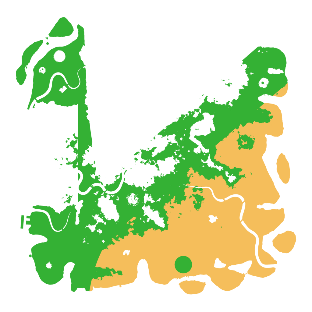 Biome Rust Map: Procedural Map, Size: 4750, Seed: 966214