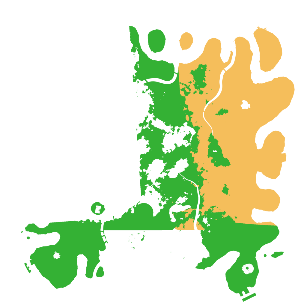 Biome Rust Map: Procedural Map, Size: 4250, Seed: 492220