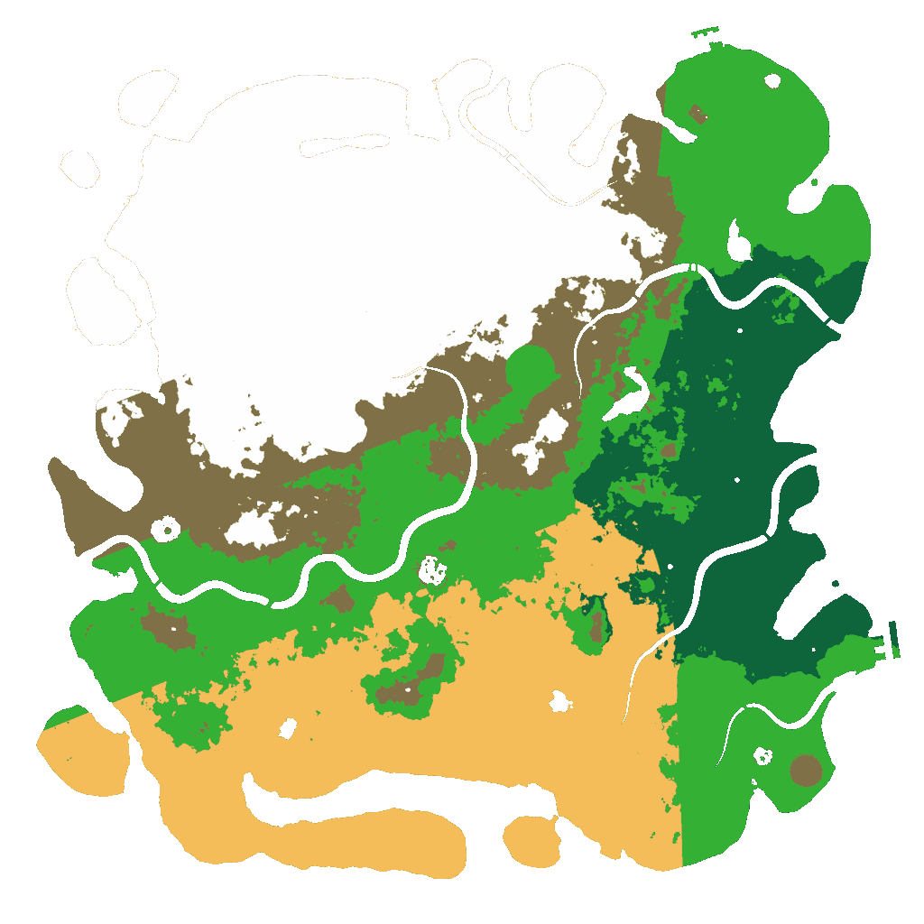 Biome Rust Map: Procedural Map, Size: 5000, Seed: 815094