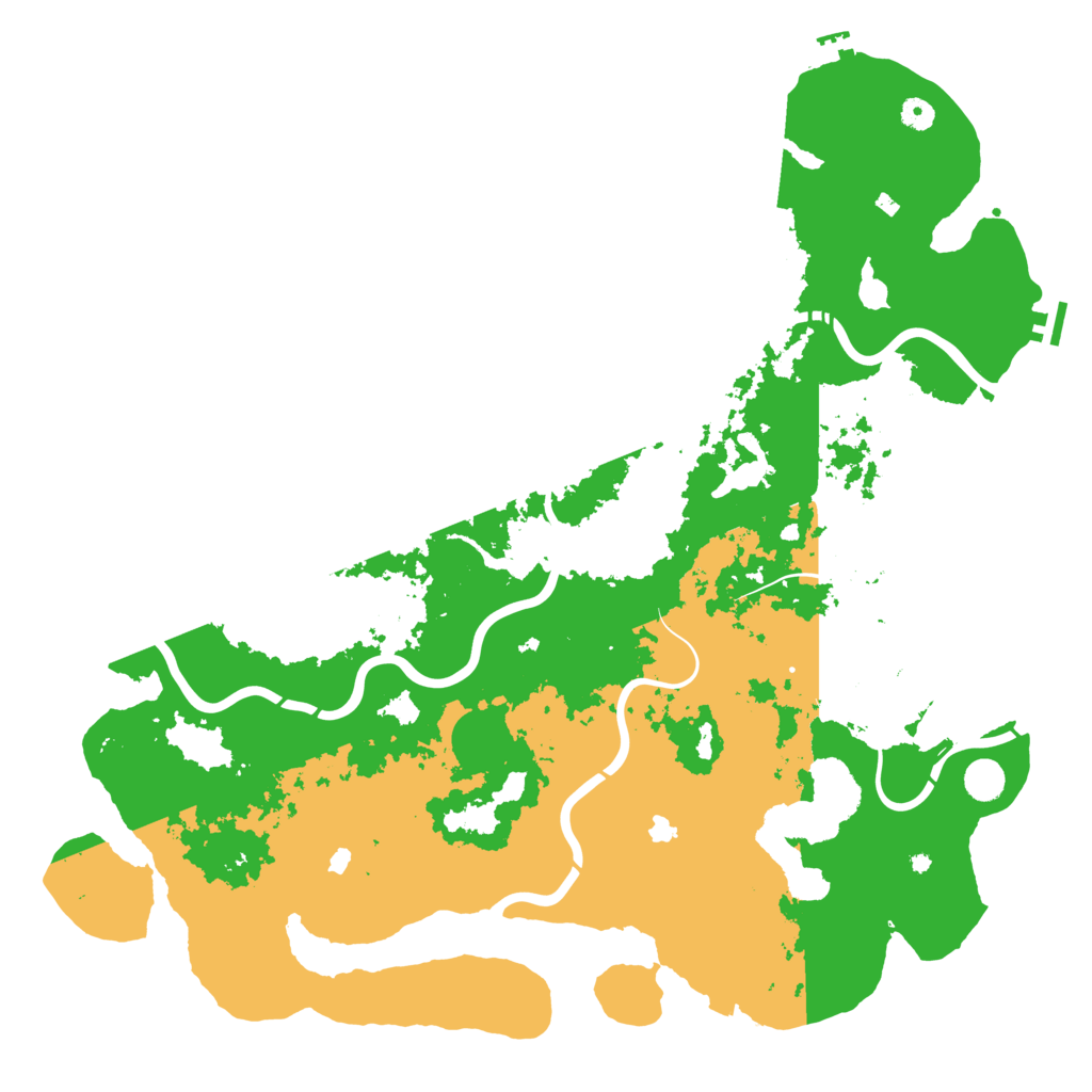Biome Rust Map: Procedural Map, Size: 5000, Seed: 815094