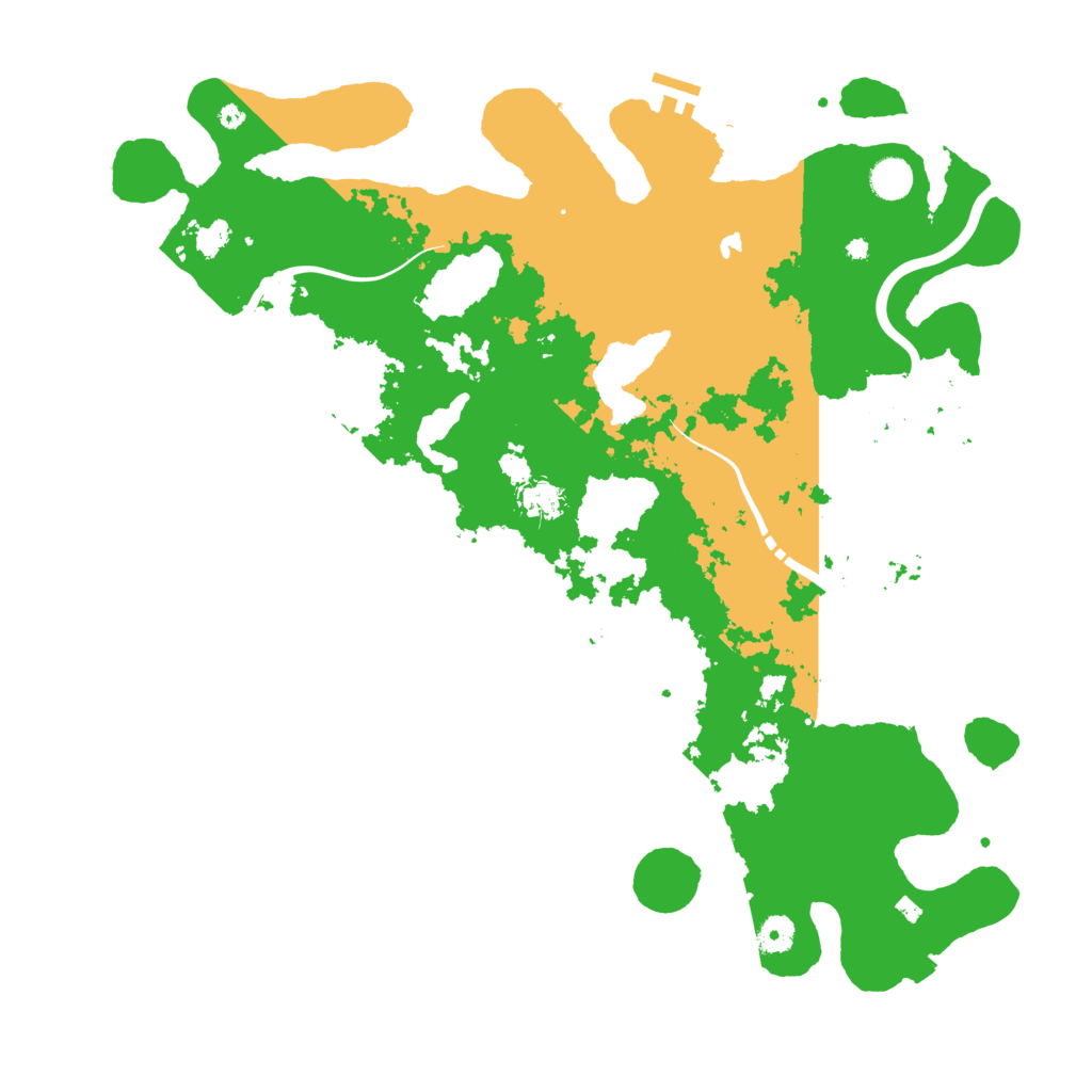 Biome Rust Map: Procedural Map, Size: 4500, Seed: 196465