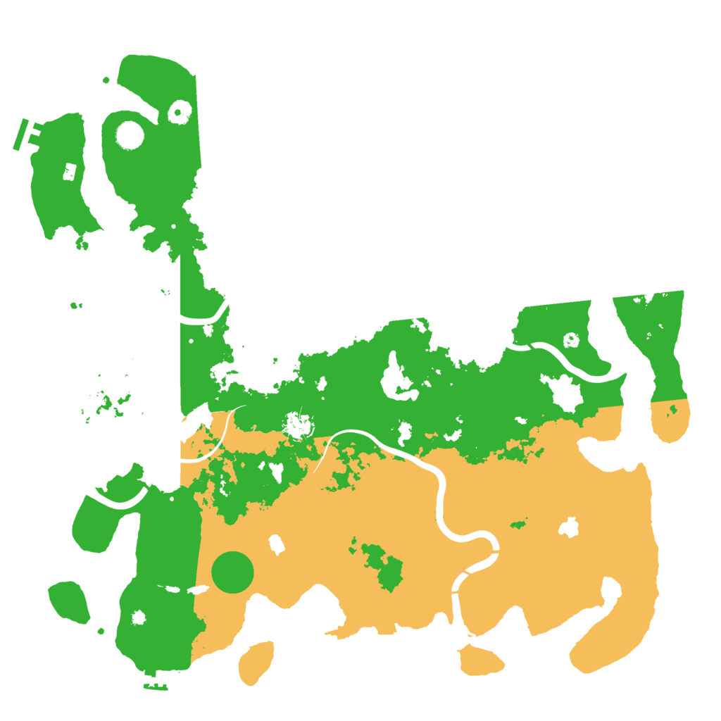 Biome Rust Map: Procedural Map, Size: 4500, Seed: 744981