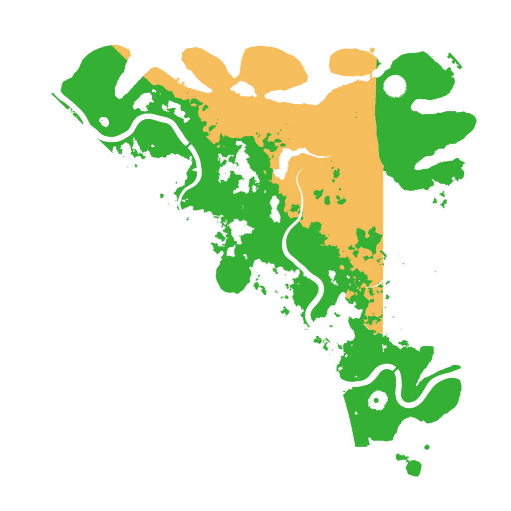 Biome Rust Map: Procedural Map, Size: 4000, Seed: 303610
