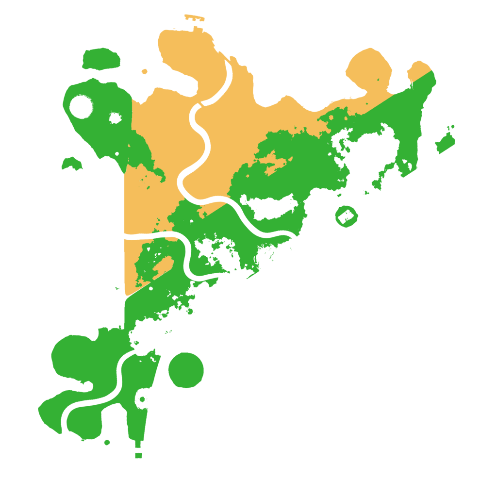 Biome Rust Map: Procedural Map, Size: 3750, Seed: 830091