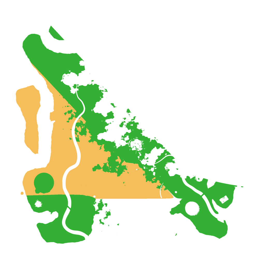 Biome Rust Map: Procedural Map, Size: 3500, Seed: 641220