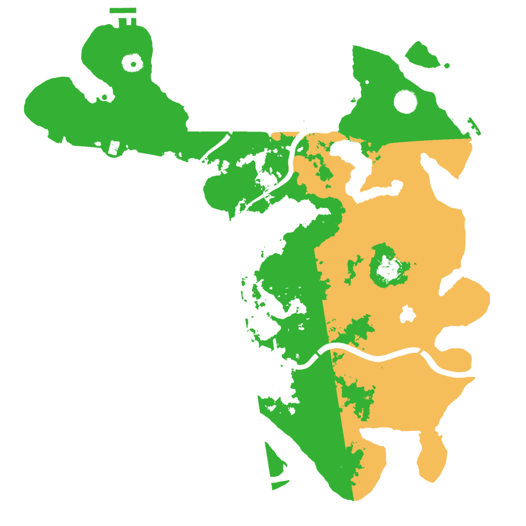 Biome Rust Map: Procedural Map, Size: 4000, Seed: 951079