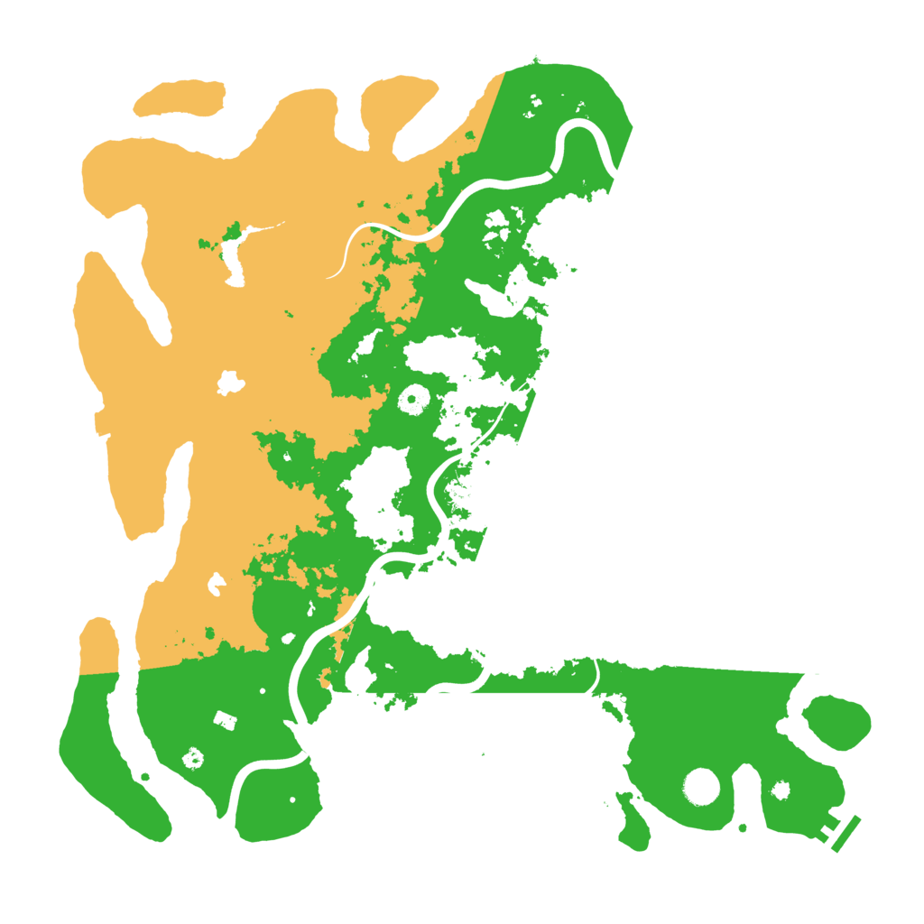 Biome Rust Map: Procedural Map, Size: 4500, Seed: 402552