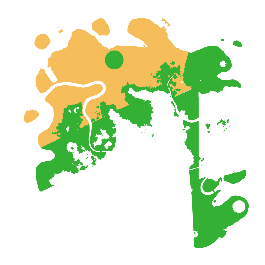 Biome Rust Map: Procedural Map, Size: 3750, Seed: 480925