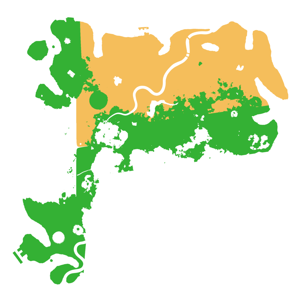 Biome Rust Map: Procedural Map, Size: 4500, Seed: 31483631