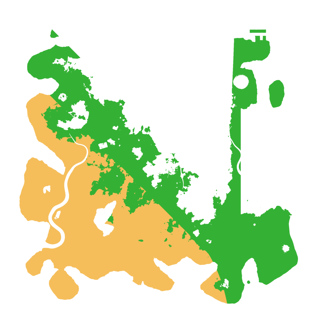 Biome Rust Map: Procedural Map, Size: 4000, Seed: 84736291