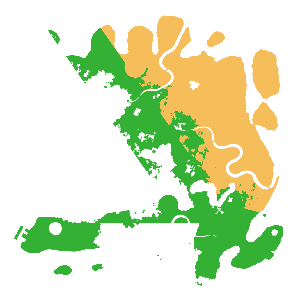 Biome Rust Map: Procedural Map, Size: 4096, Seed: 20260908