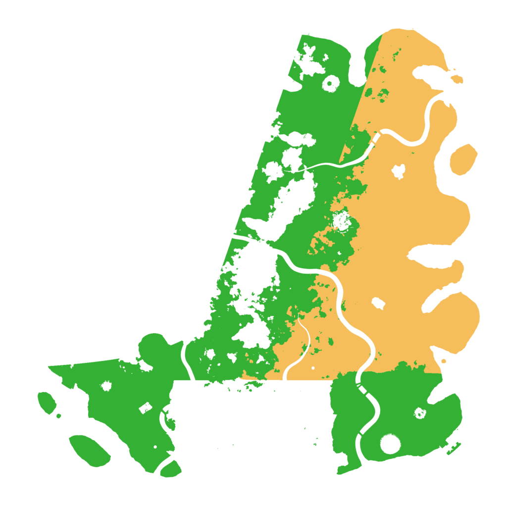 Biome Rust Map: Procedural Map, Size: 4500, Seed: 16647683