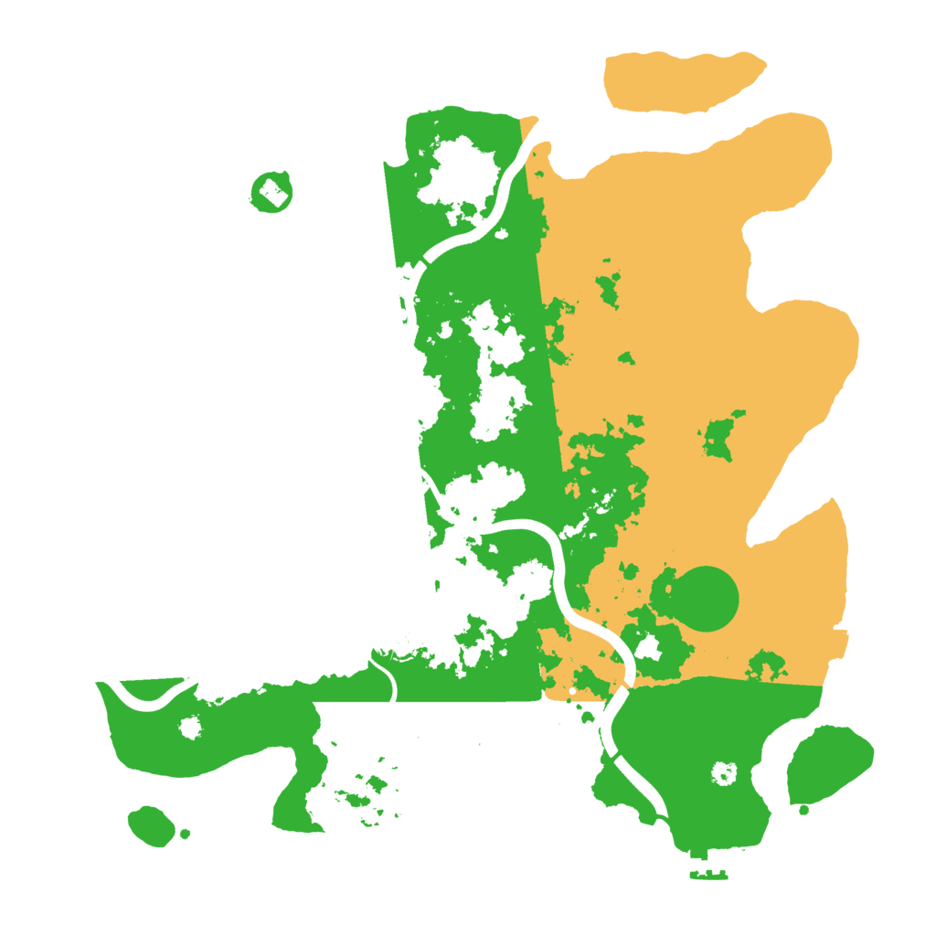 Biome Rust Map: Procedural Map, Size: 3750, Seed: 311396