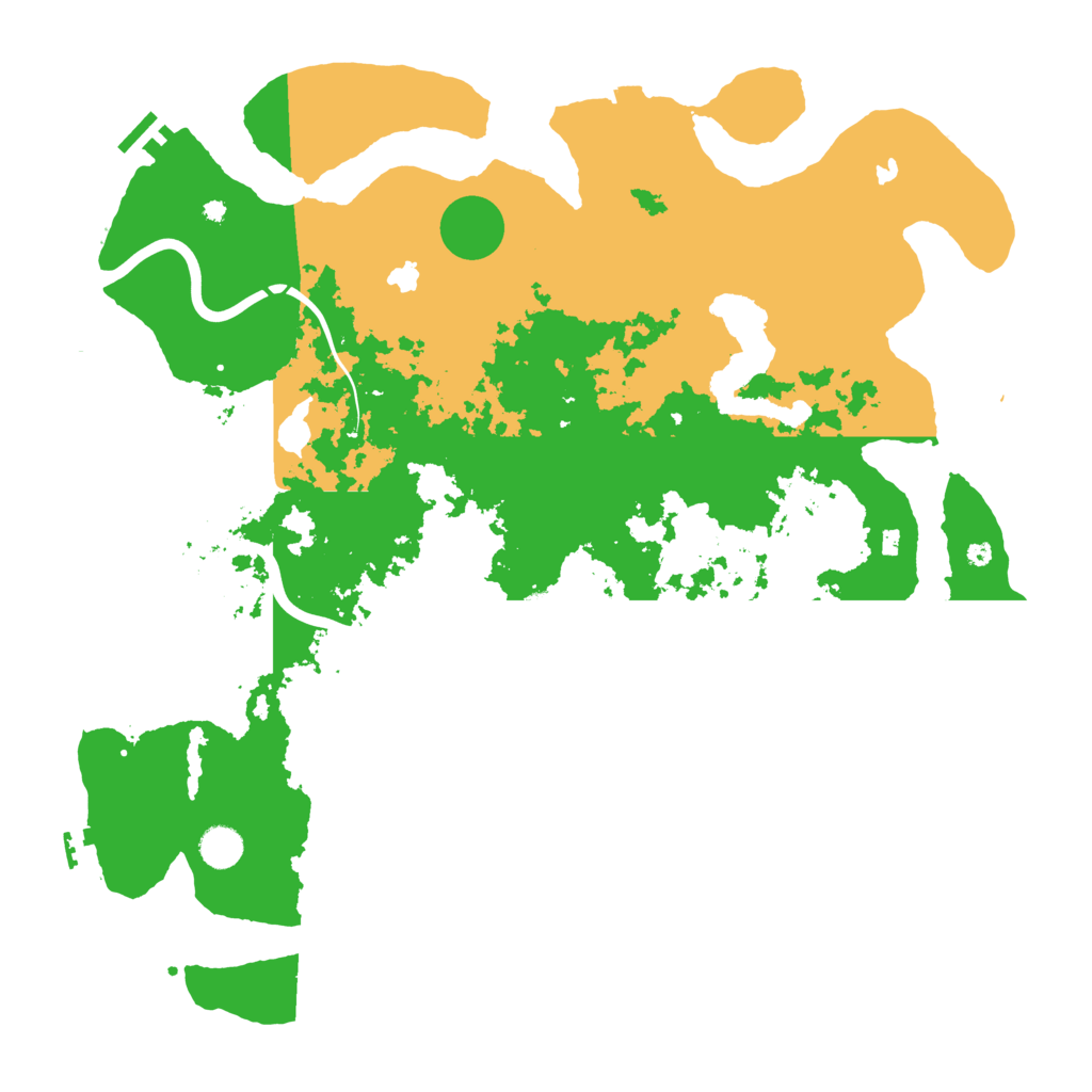 Biome Rust Map: Procedural Map, Size: 4500, Seed: 1604877532