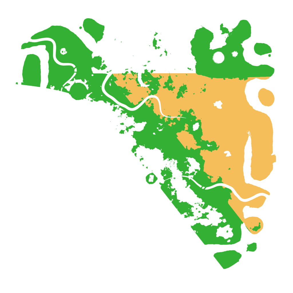 Biome Rust Map: Procedural Map, Size: 4500, Seed: 483845