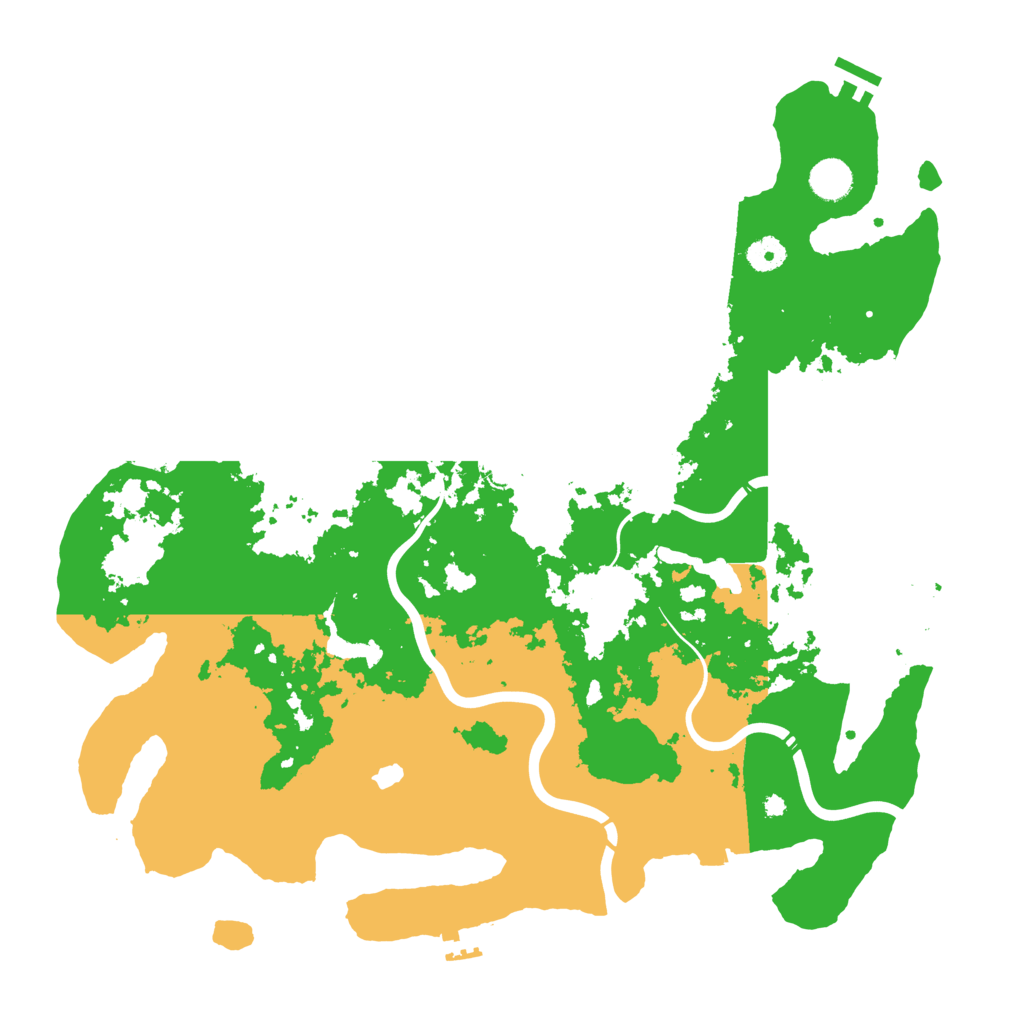 Biome Rust Map: Procedural Map, Size: 4250, Seed: 395972