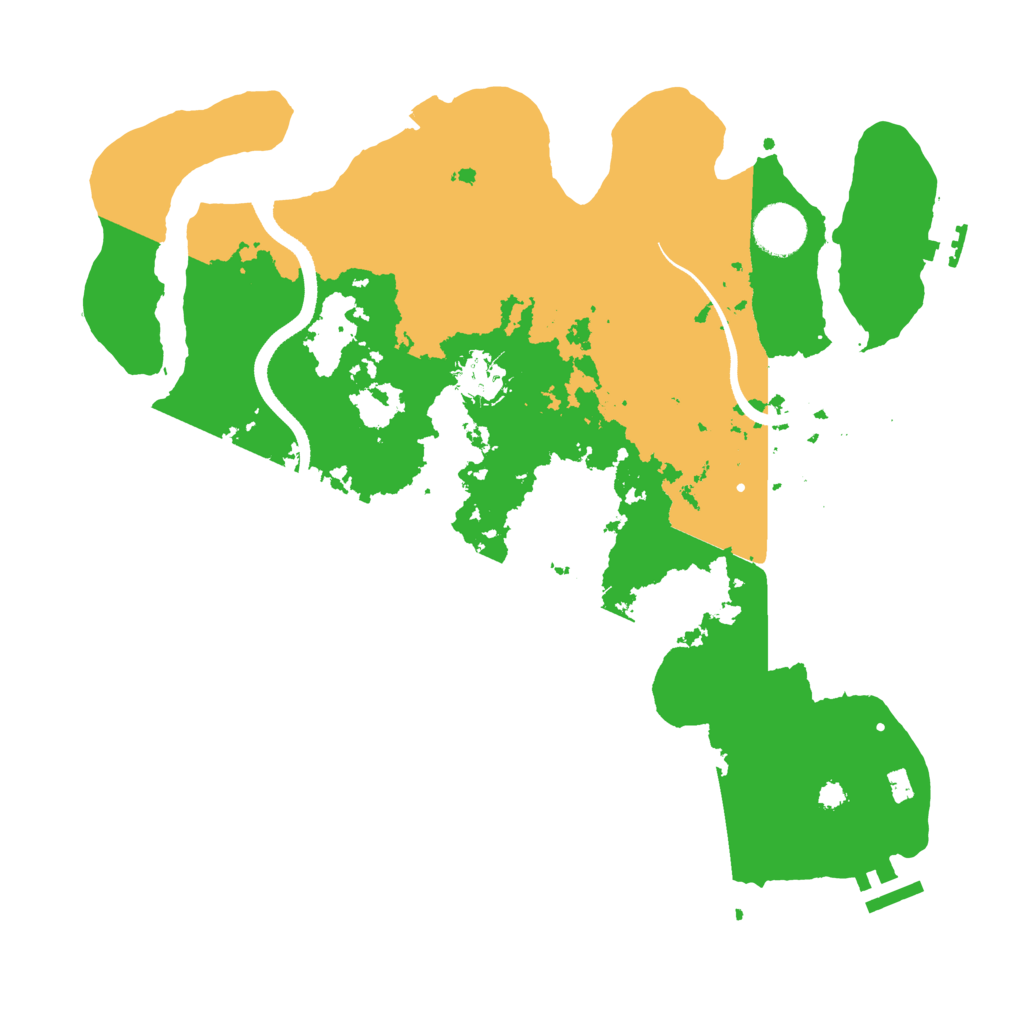 Biome Rust Map: Procedural Map, Size: 3500, Seed: 377038569