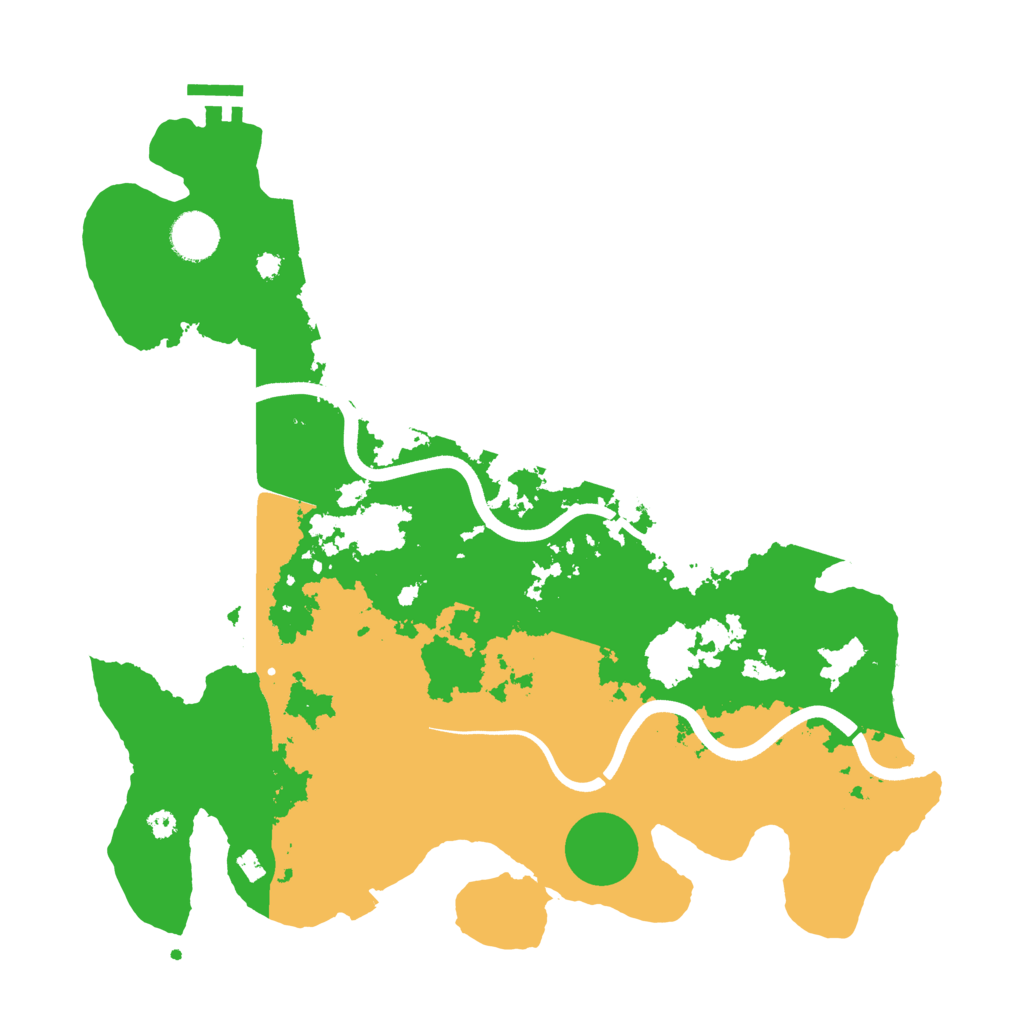 Biome Rust Map: Procedural Map, Size: 3700, Seed: 1890259908