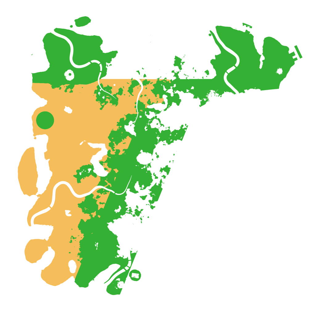 Biome Rust Map: Procedural Map, Size: 4680, Seed: 4092026