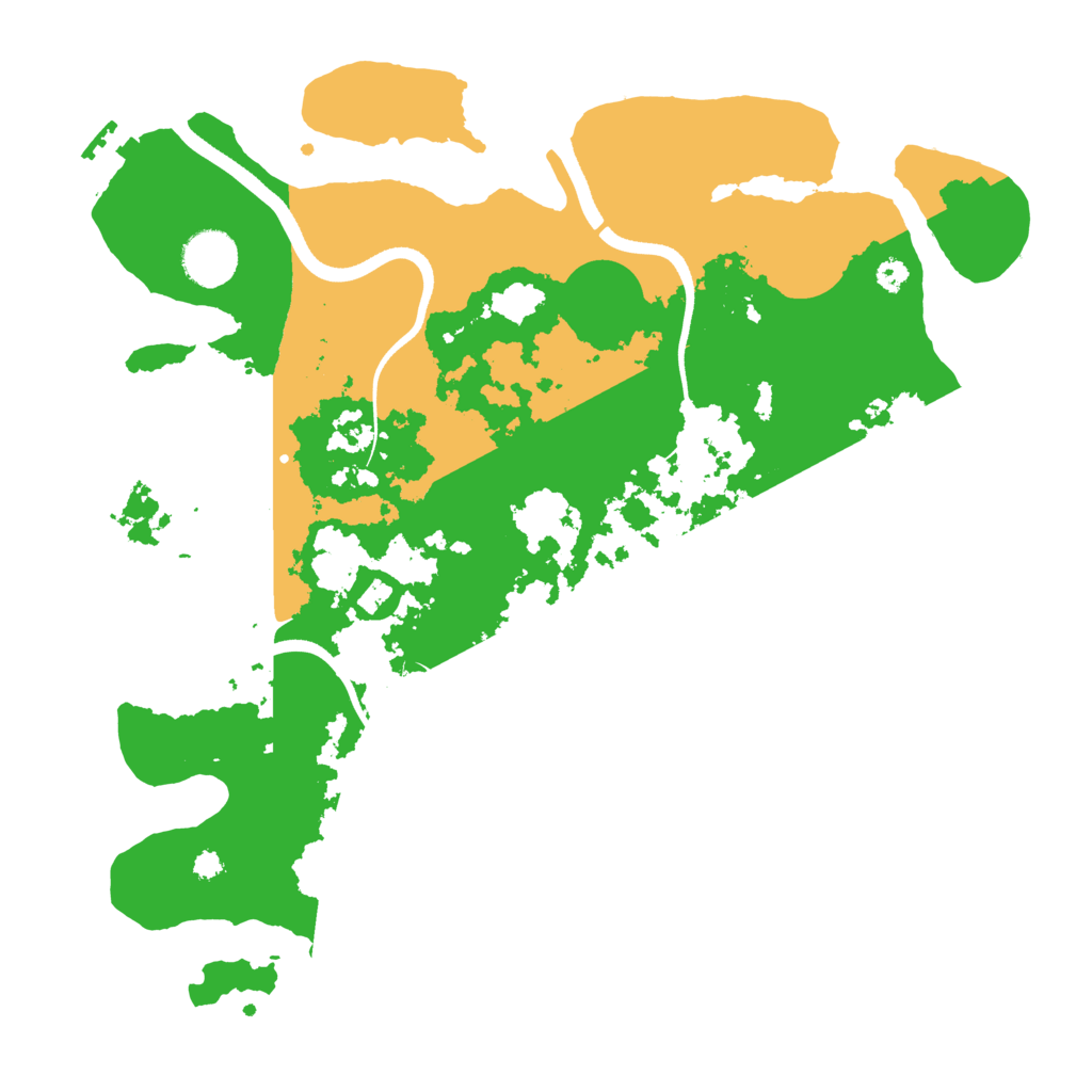 Biome Rust Map: Procedural Map, Size: 3500, Seed: 1960217132