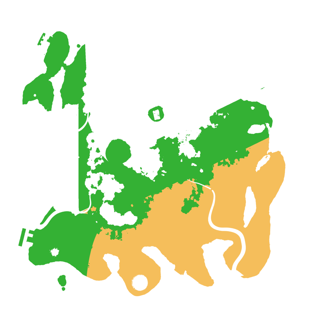 Biome Rust Map: Procedural Map, Size: 3500, Seed: 1044529275