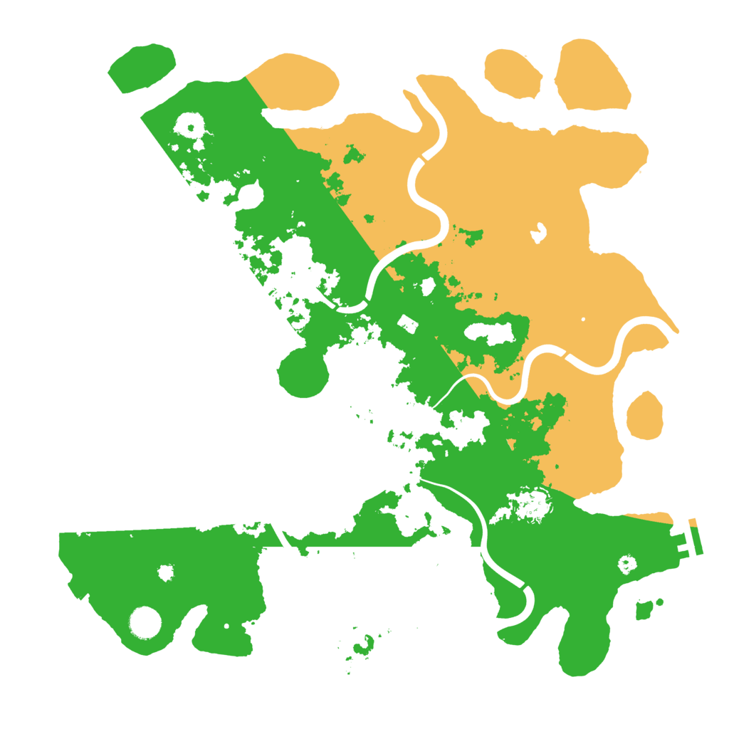 Biome Rust Map: Procedural Map, Size: 4000, Seed: 72324