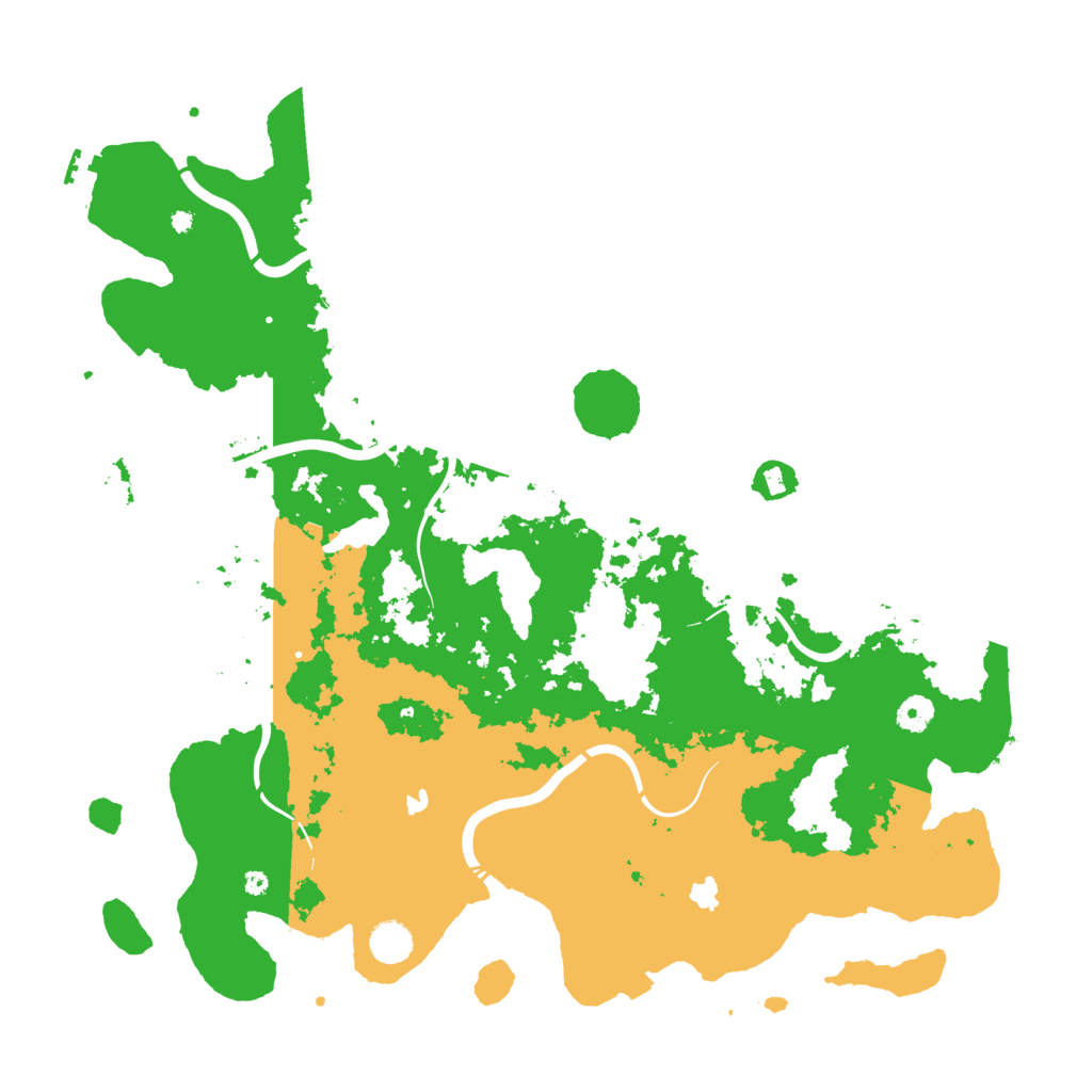 Biome Rust Map: Procedural Map, Size: 4500, Seed: 735424007