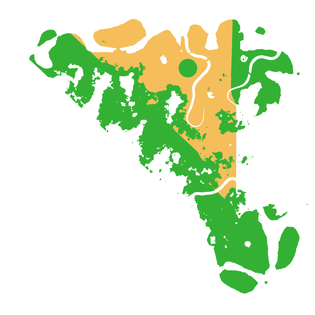 Biome Rust Map: Procedural Map, Size: 4500, Seed: 637000580