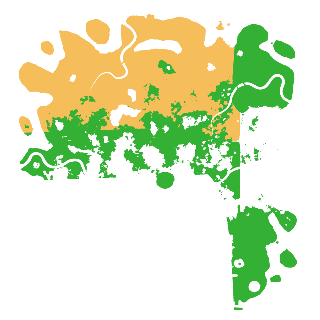 Biome Rust Map: Procedural Map, Size: 5000, Seed: 52385