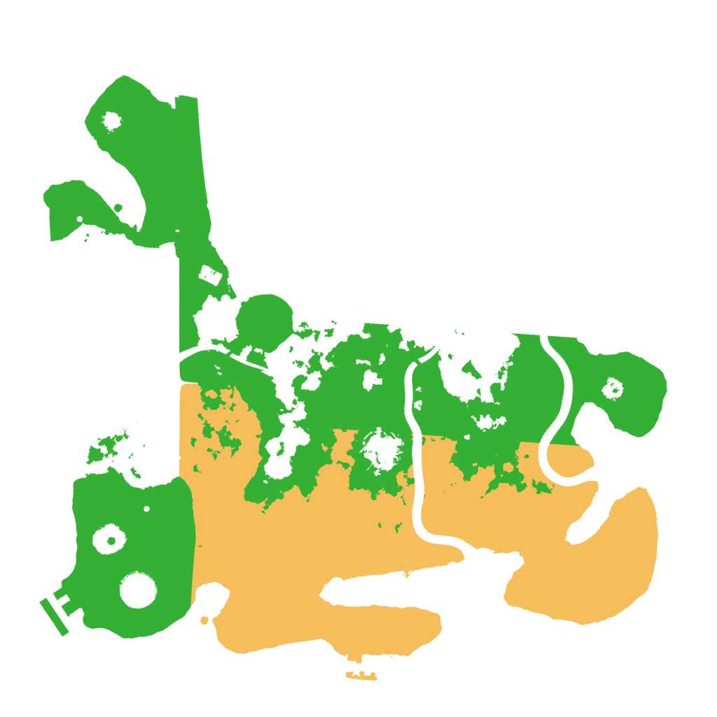Biome Rust Map: Procedural Map, Size: 3500, Seed: 1250572253
