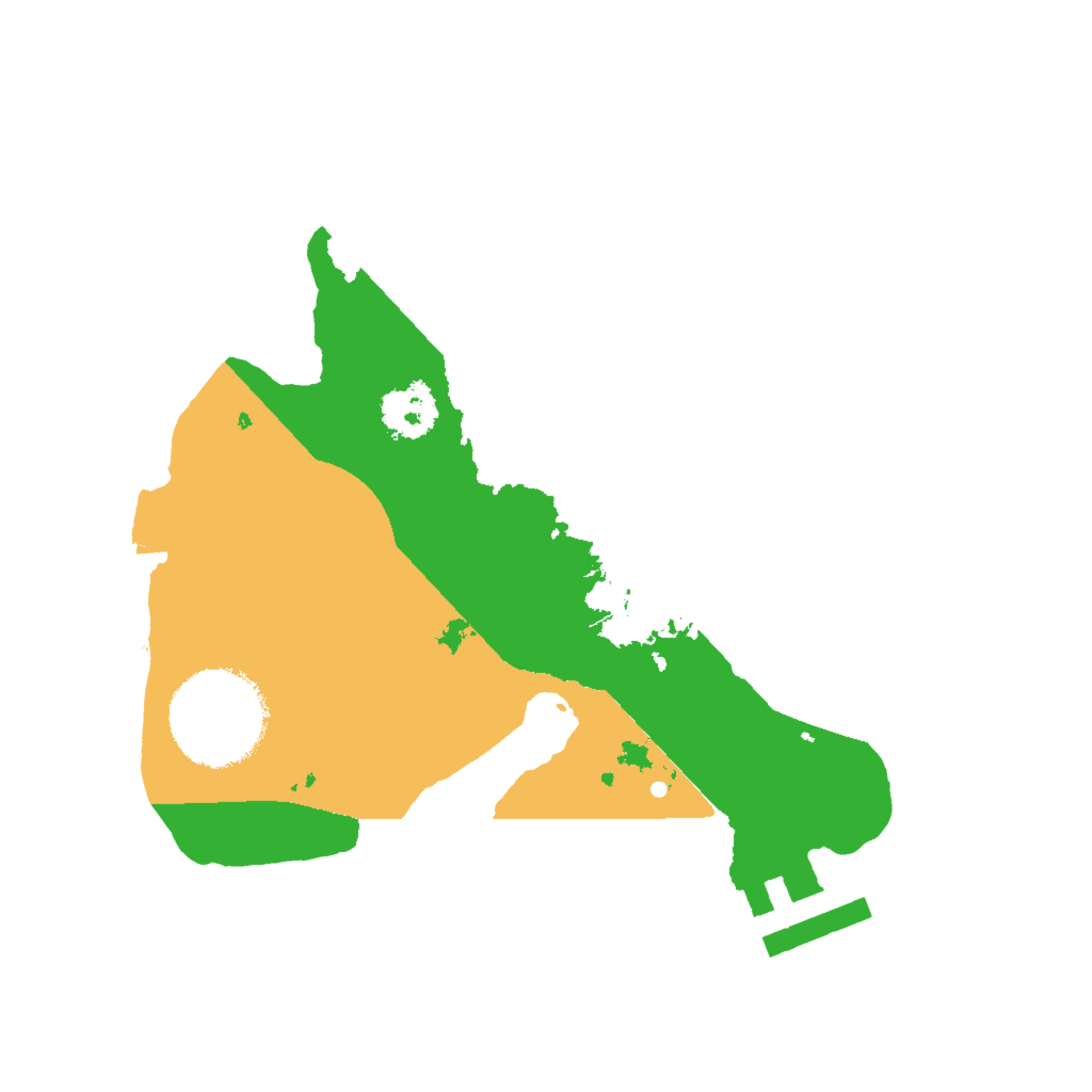 Biome Rust Map: Procedural Map, Size: 2000, Seed: 484554513