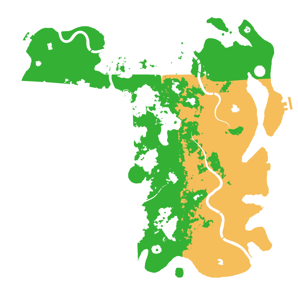 Biome Rust Map: Procedural Map, Size: 4750, Seed: 613996