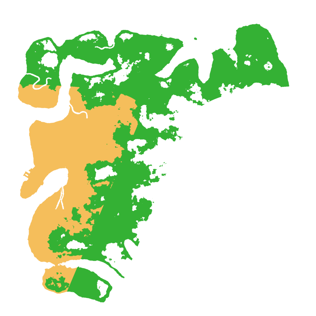 Biome Rust Map: Procedural Map, Size: 4000, Seed: 14528661