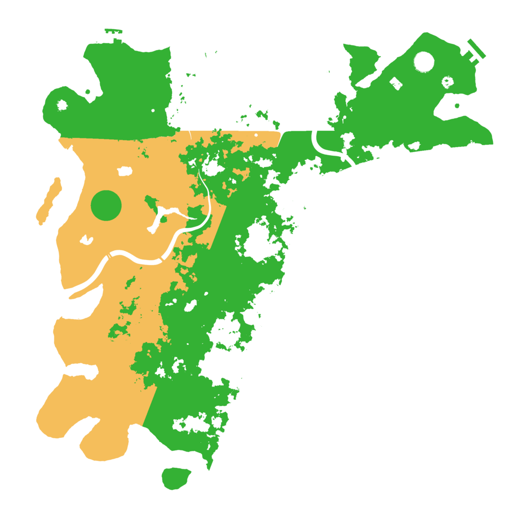 Biome Rust Map: Procedural Map, Size: 4500, Seed: 673950