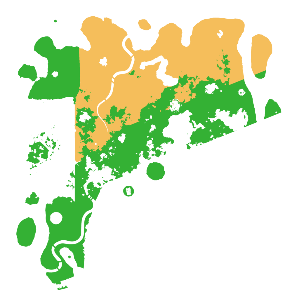 Biome Rust Map: Procedural Map, Size: 4500, Seed: 174071