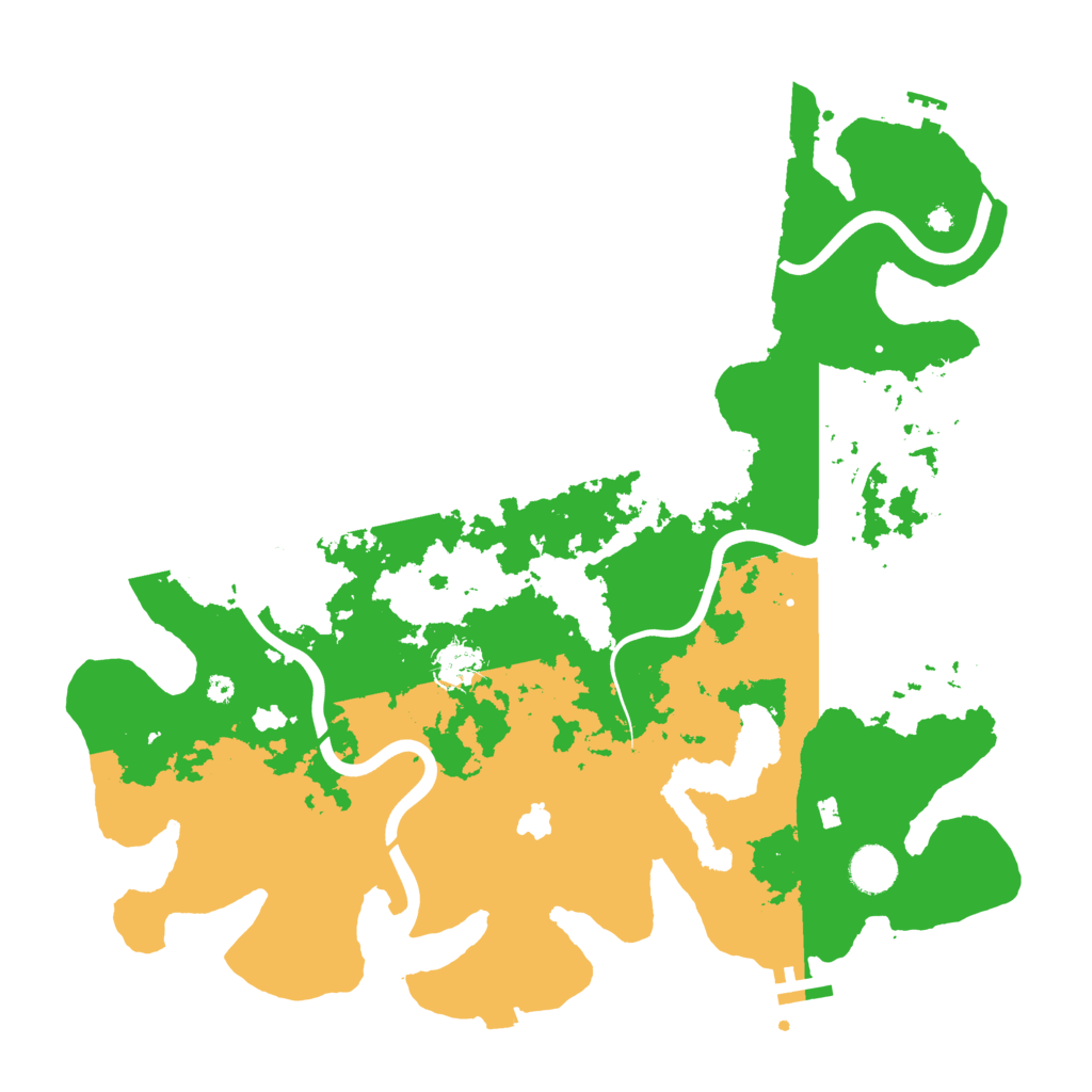 Biome Rust Map: Procedural Map, Size: 4000, Seed: 570913