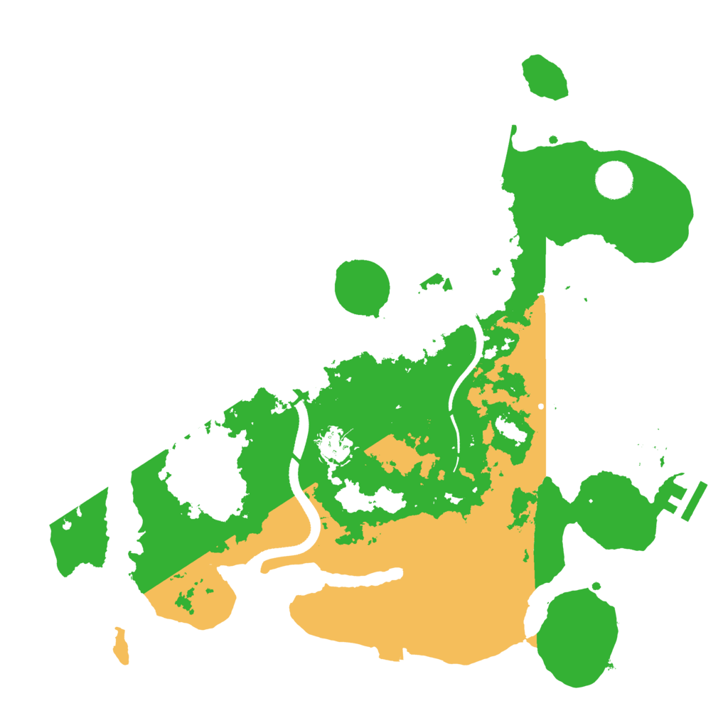 Biome Rust Map: Procedural Map, Size: 3500, Seed: 433600