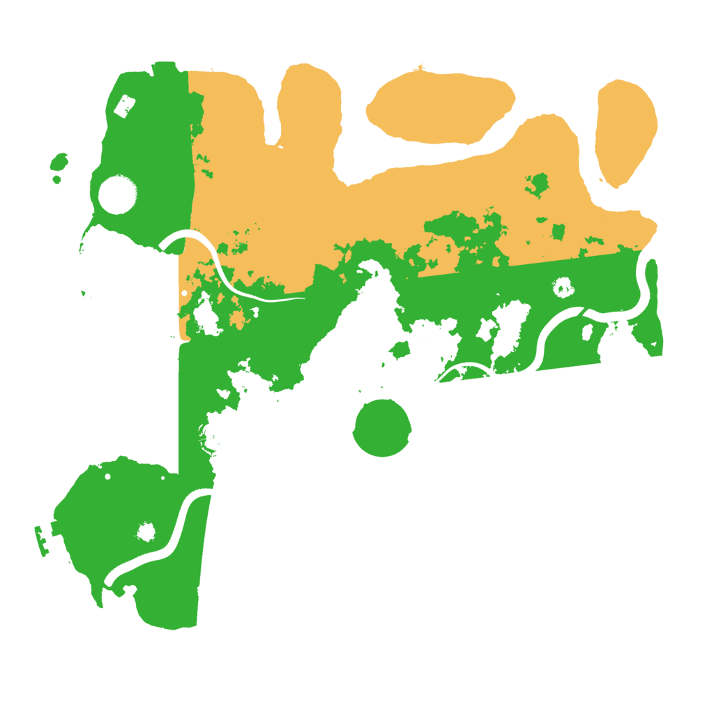 Biome Rust Map: Procedural Map, Size: 3500, Seed: 388201774